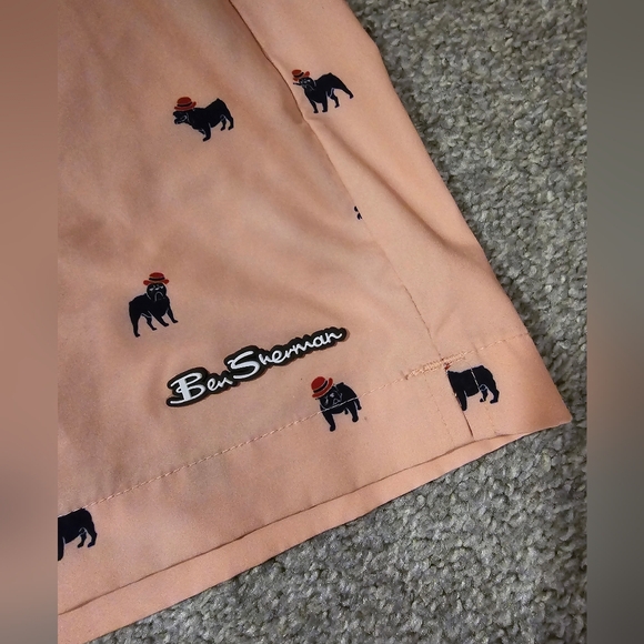 Ben Sherman Pink Blossom Bulldog Men's Size Medium Swim Trunks - Picture 2 of 9